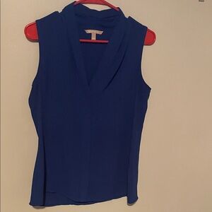 Banana Republic Cobalt Blue V-Neck Blouse